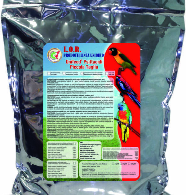 UNIFEED SMALL SIZE PARAKEETS